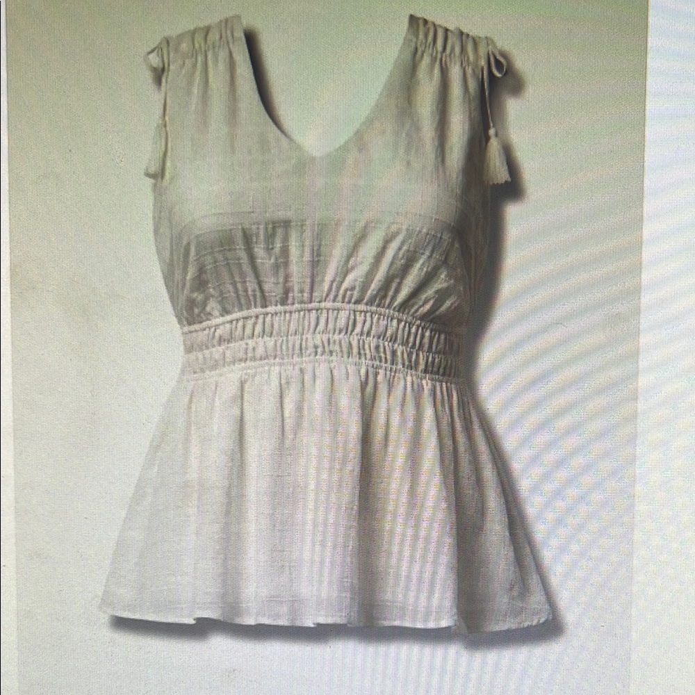 Torrid 4 Window Pane V-neck Sleeveless Tank Boho Tassels NWT